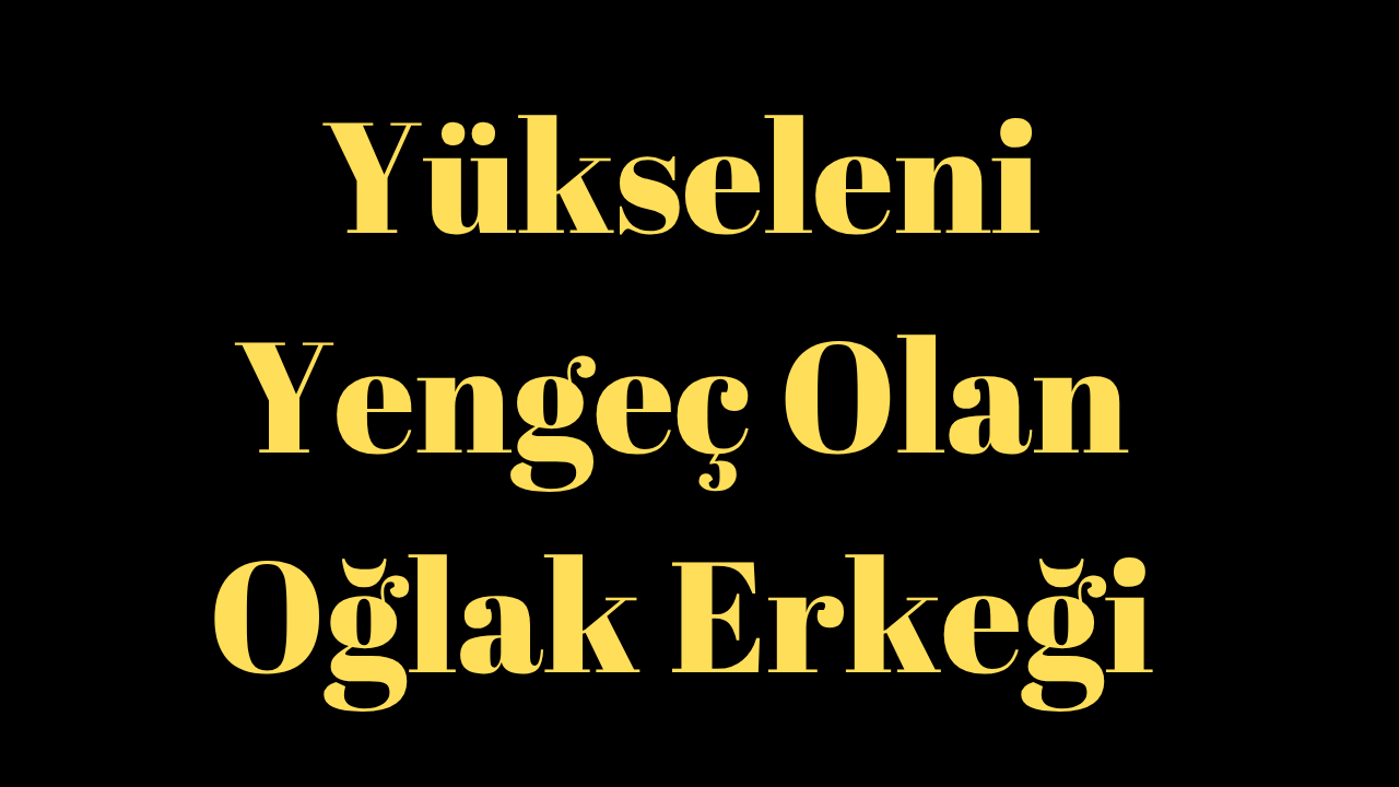 Yükseleni Yengeç Olan Oğlak Erkeği