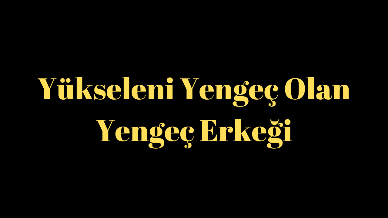 Yükseleni Yengeç Olan Yengeç Erkeği